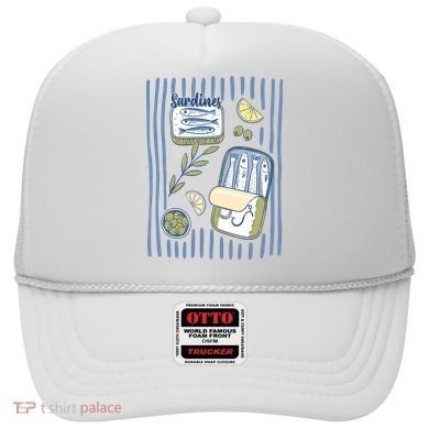 Sardines Tin Coastal Mediterranean Seafood Hat