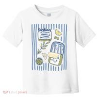 Sardines Tin Coastal Mediterranean Seafood Toddler T-Shirt thumb 0