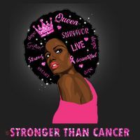 Stronger Than Cancer African American Woman Women's Sweatshirt thumb 2