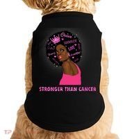 Stronger Than Cancer African American Woman Doggie Tank thumb 0