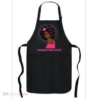 Stronger Than Cancer African American Woman Apron thumb 0