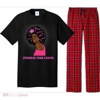 Stronger Than Cancer African American Woman Pajama Set thumb 0