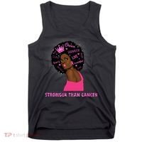 Stronger Than Cancer African American Woman Tank Top thumb 0