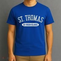 St Thomas Cool Gift Classic Style St Thomas Us Virgin Islands Gift T-Shirt thumb 3