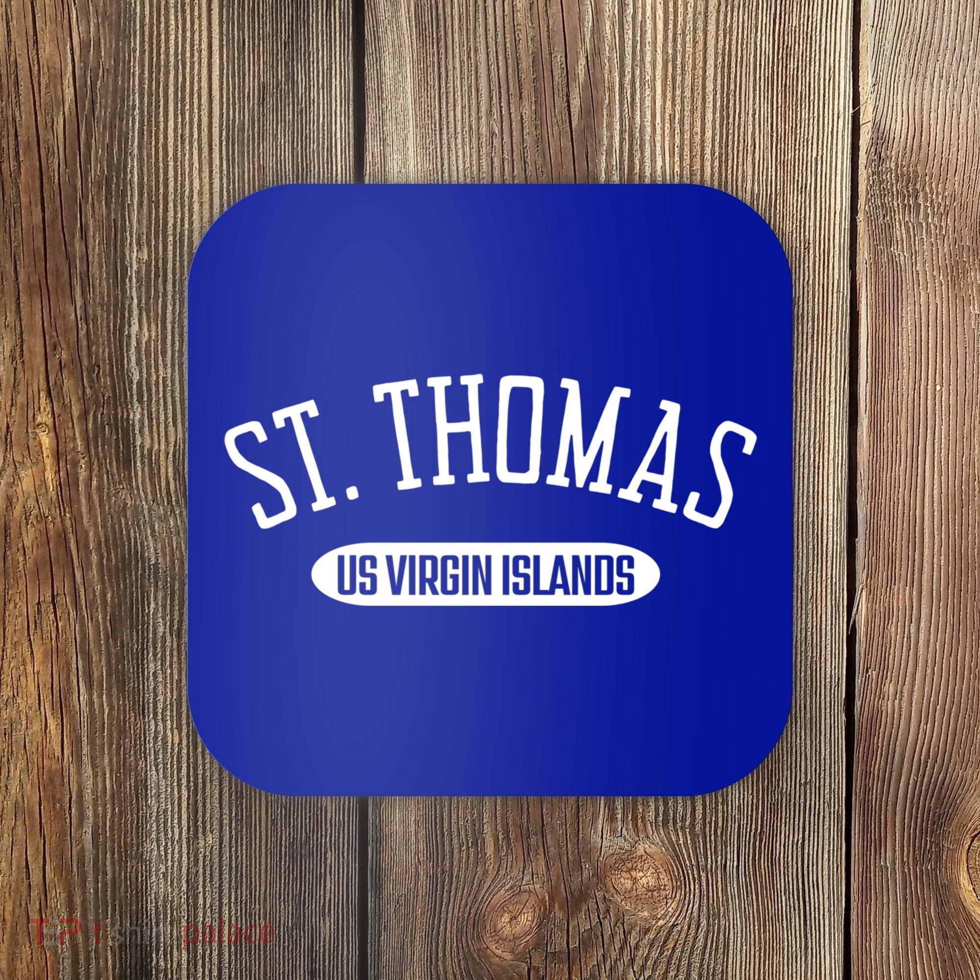 St Thomas Cool Gift Classic Style St Thomas Us Virgin Islands Gift Coaster