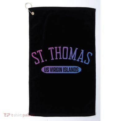 St Thomas Cool Gift Classic Style St Thomas Us Virgin Islands Gift Golf Towel