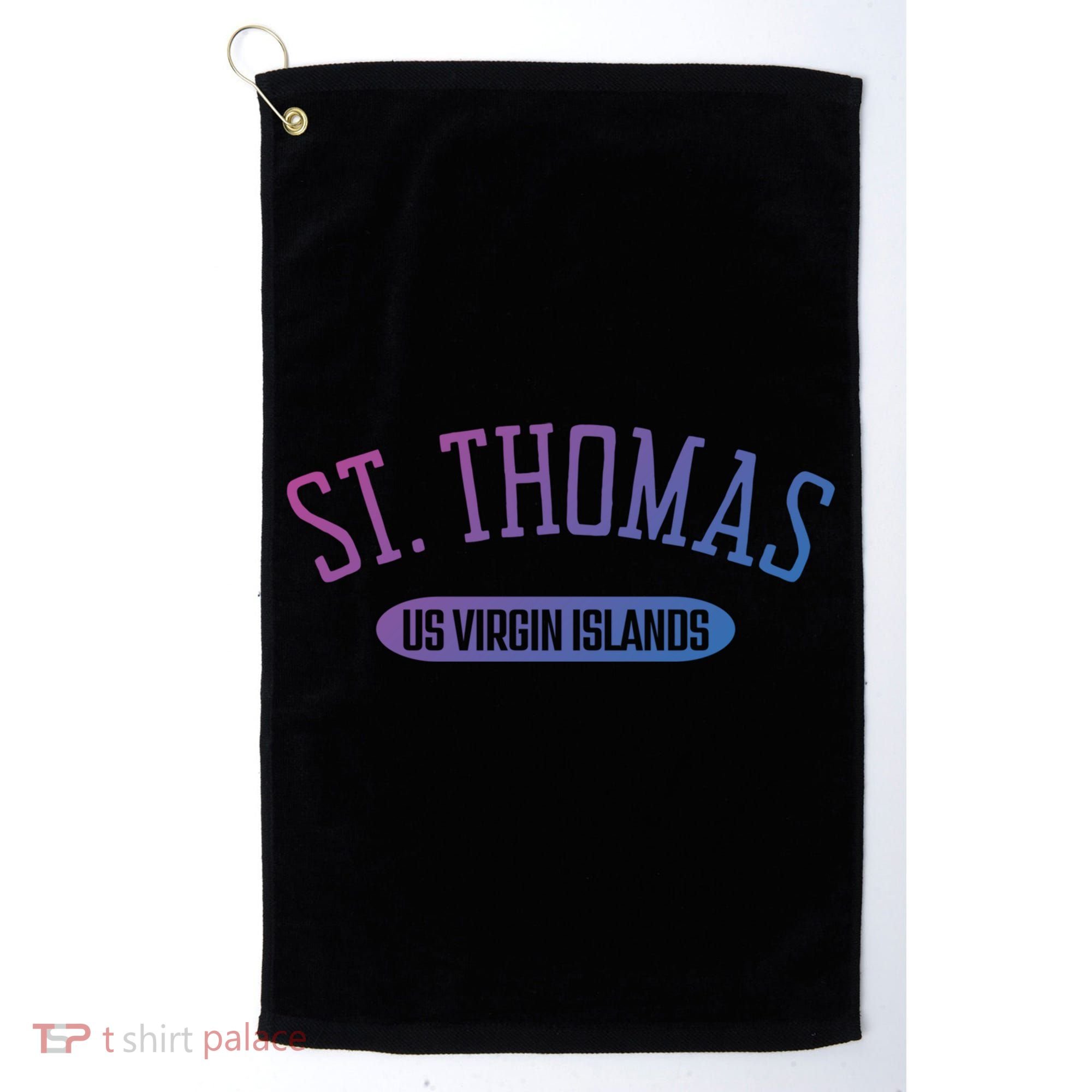 St Thomas Cool Gift Classic Style St Thomas Us Virgin Islands Gift Golf Towel