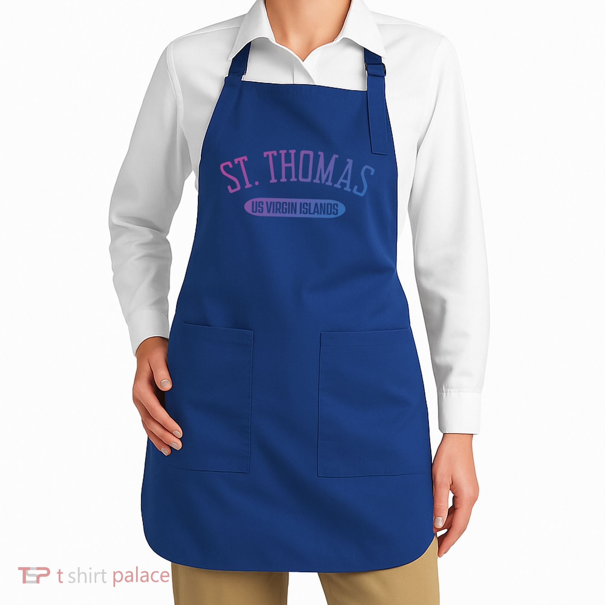 St Thomas Cool Gift Classic Style St Thomas Us Virgin Islands Gift Apron