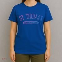 St Thomas Cool Gift Classic Style St Thomas Us Virgin Islands Gift T-Shirt thumb 4
