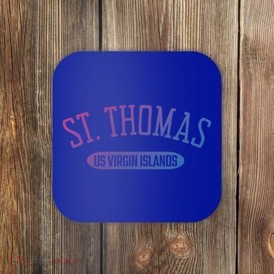 St Thomas Cool Gift Classic Style St Thomas Us Virgin Islands Gift Coaster