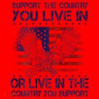 Support The Country You Live In Or Live In Where You Support Santa Hat thumb 1