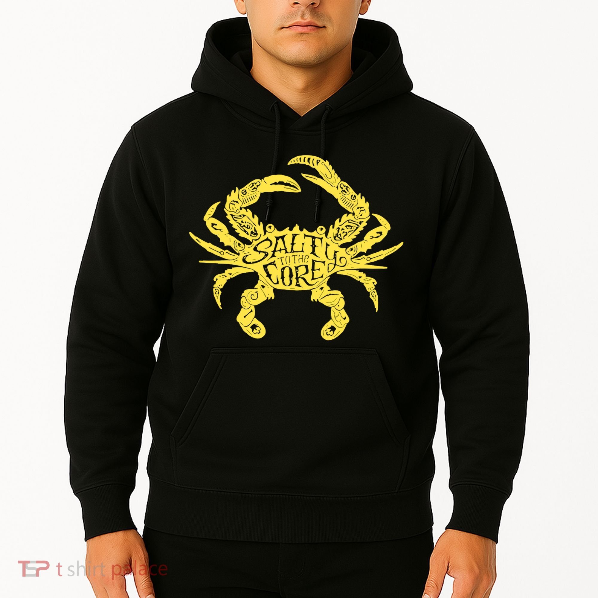 Salty To Core Crab Hoodie