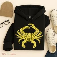 Salty To Core Crab Hoodie thumb 4