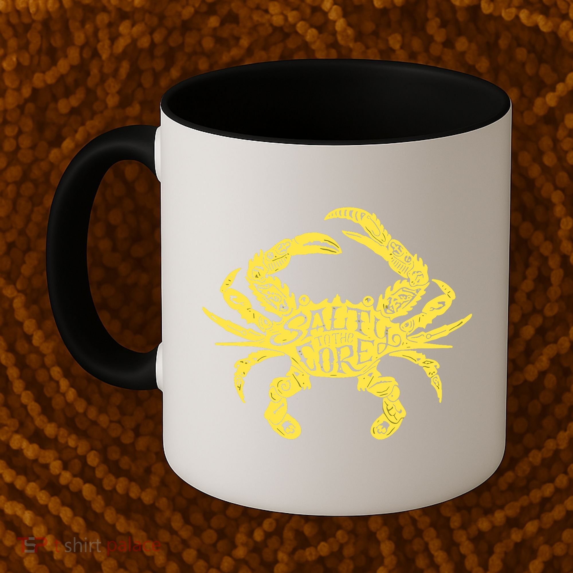 Salty To Core Crab Coffee Mug