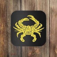 Salty To Core Crab Coaster thumb 0