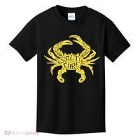 Salty To Core Crab Kids T-Shirt thumb 0