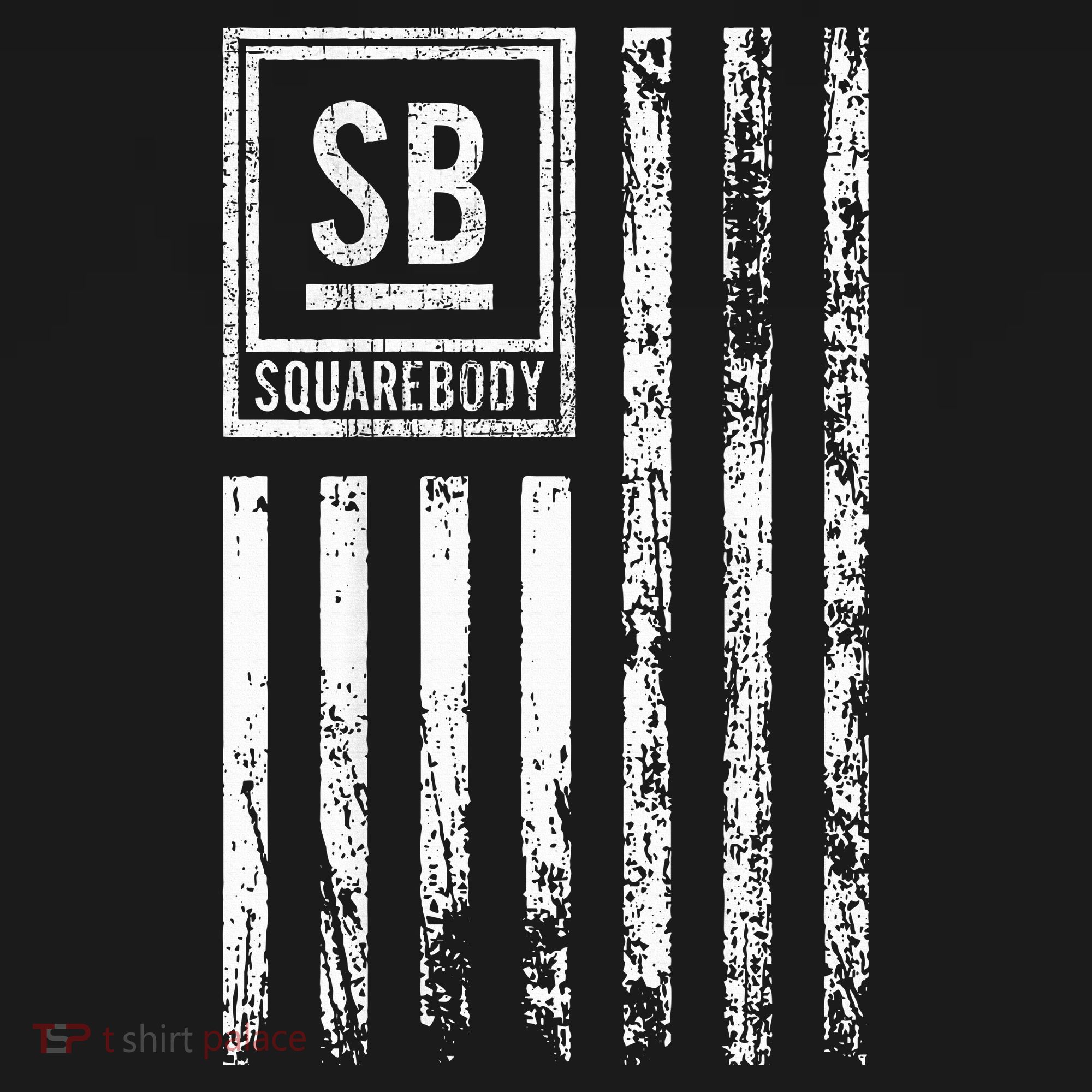 Squarebody Truck C10 Classic Usa Flag Squarebody Nation T-Shirt