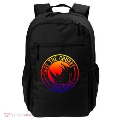 Save The Chubby Unicorns Vintage Retro Gift Backpack