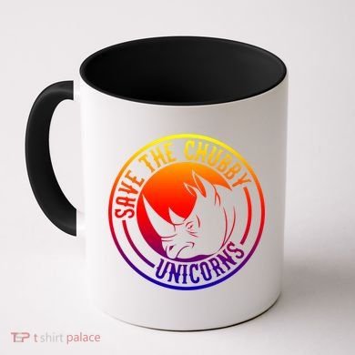 Save The Chubby Unicorns Vintage Retro Gift Coffee Mug