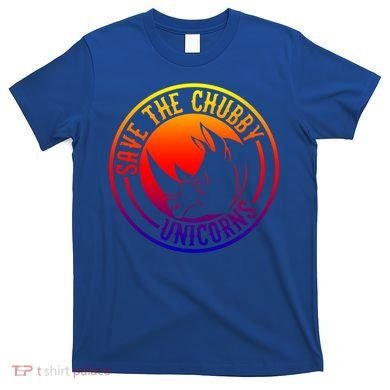 Save The Chubby Unicorns Vintage Retro Gift T-Shirt