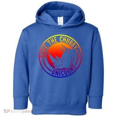Save The Chubby Unicorns Vintage Retro Gift Toddler Hoodie