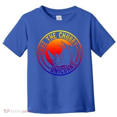 Save The Chubby Unicorns Vintage Retro Gift Toddler T-Shirt