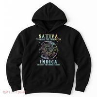 Sativa To Change The Things I Can Indica Cannabis W Tie Dye Hoodie thumb 0