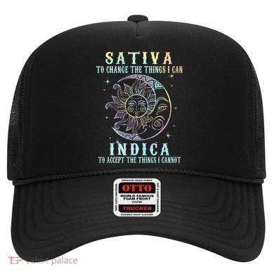 Sativa To Change The Things I Can Indica Cannabis W Tie Dye Hat