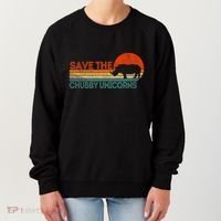 Save The Chubby Unicorns Funny Rhino Chubby Unicorn Women's Sweatshirt thumb 0
