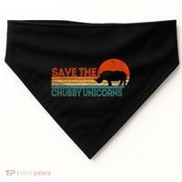 Save The Chubby Unicorns Funny Rhino Chubby Unicorn USA-Made Doggie Bandana thumb 0