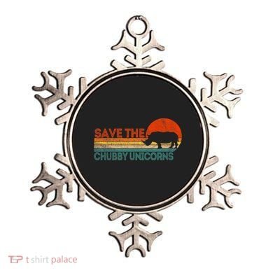 Save The Chubby Unicorns Funny Rhino Chubby Unicorn Ornament