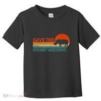 Save The Chubby Unicorns Funny Rhino Chubby Unicorn Toddler T-Shirt thumb 0
