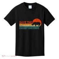 Save The Chubby Unicorns Funny Rhino Chubby Unicorn Kids T-Shirt thumb 0
