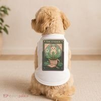Stoner Tarot Card Cat Lover Funny Cat Doggie Tank thumb 2