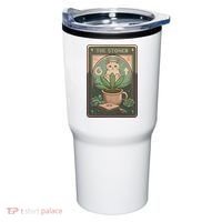 Stoner Tarot Card Cat Lover Funny Cat Tumbler thumb 0