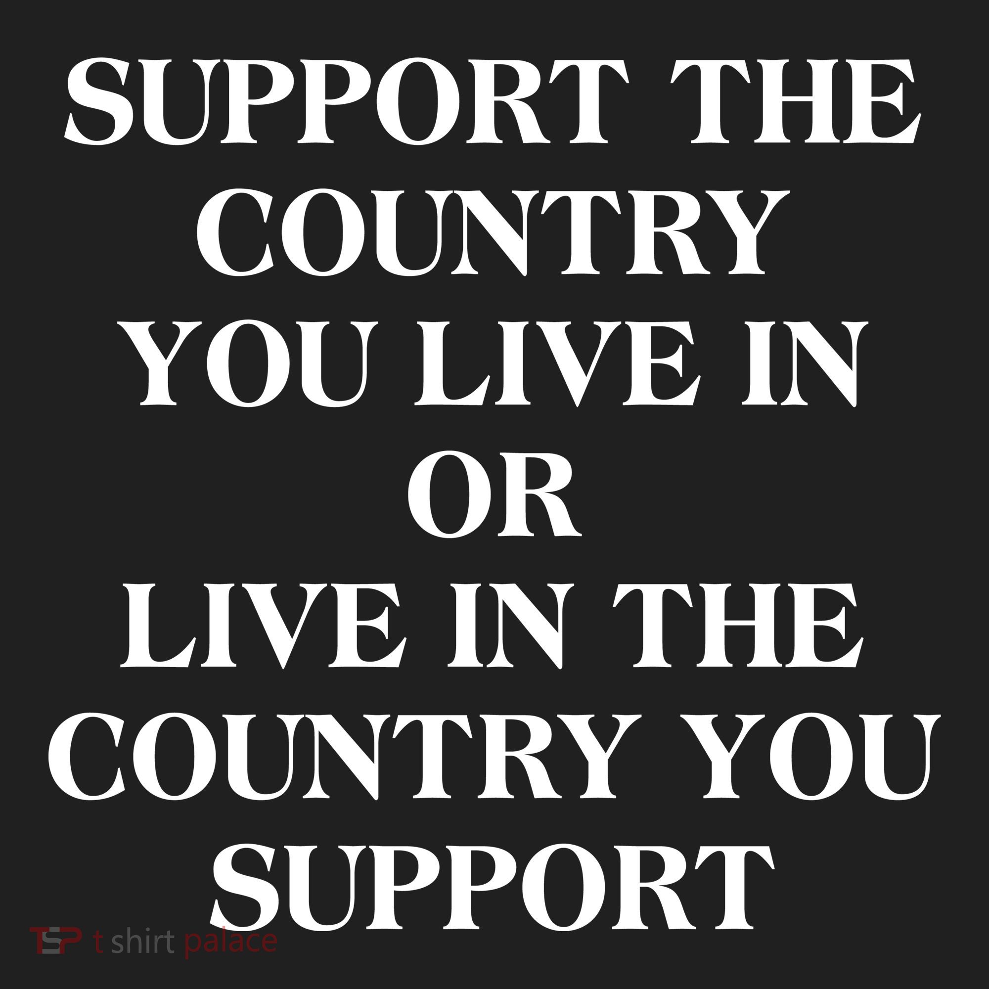 Support The Country You Live In Beanie