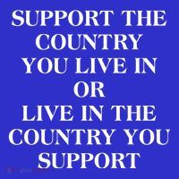 Support The Country You Live In Mousepad thumb 1
