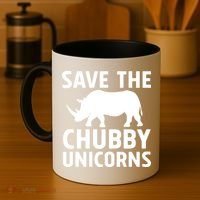 Save The Chubby Unicorns Funny Coffee Mug thumb 4