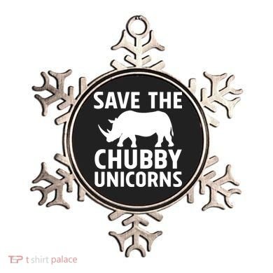 Save The Chubby Unicorns Funny Ornament
