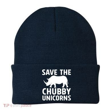 Save The Chubby Unicorns Funny Beanie