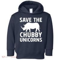 Save The Chubby Unicorns Funny Toddler Hoodie thumb 0