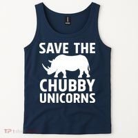 Save The Chubby Unicorns Funny Tank Top thumb 2