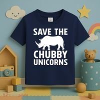 Save The Chubby Unicorns Funny Toddler T-Shirt thumb 3