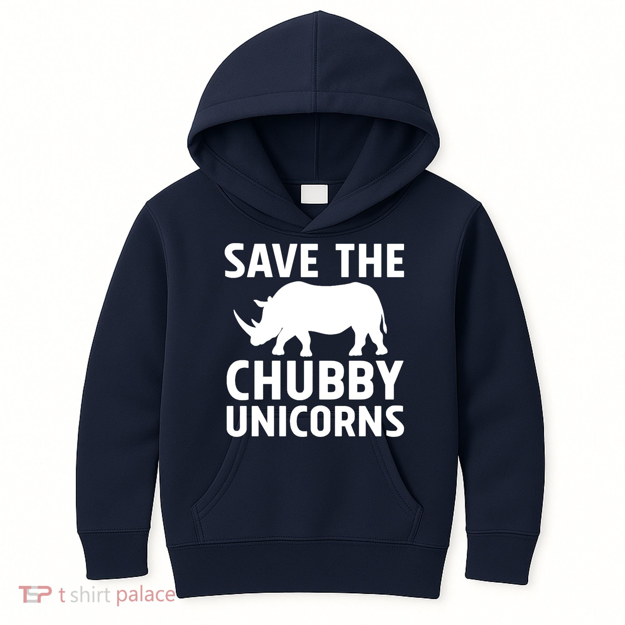 Save The Chubby Unicorns Funny Kids Hoodie