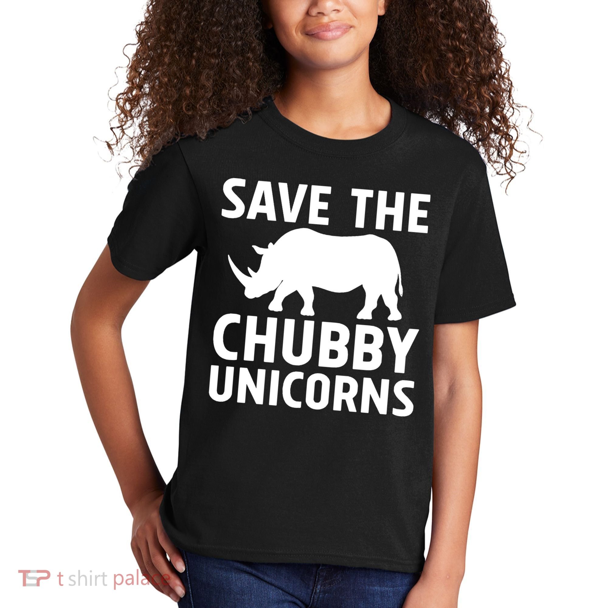 Save The Chubby Unicorns Funny Kids T-Shirt