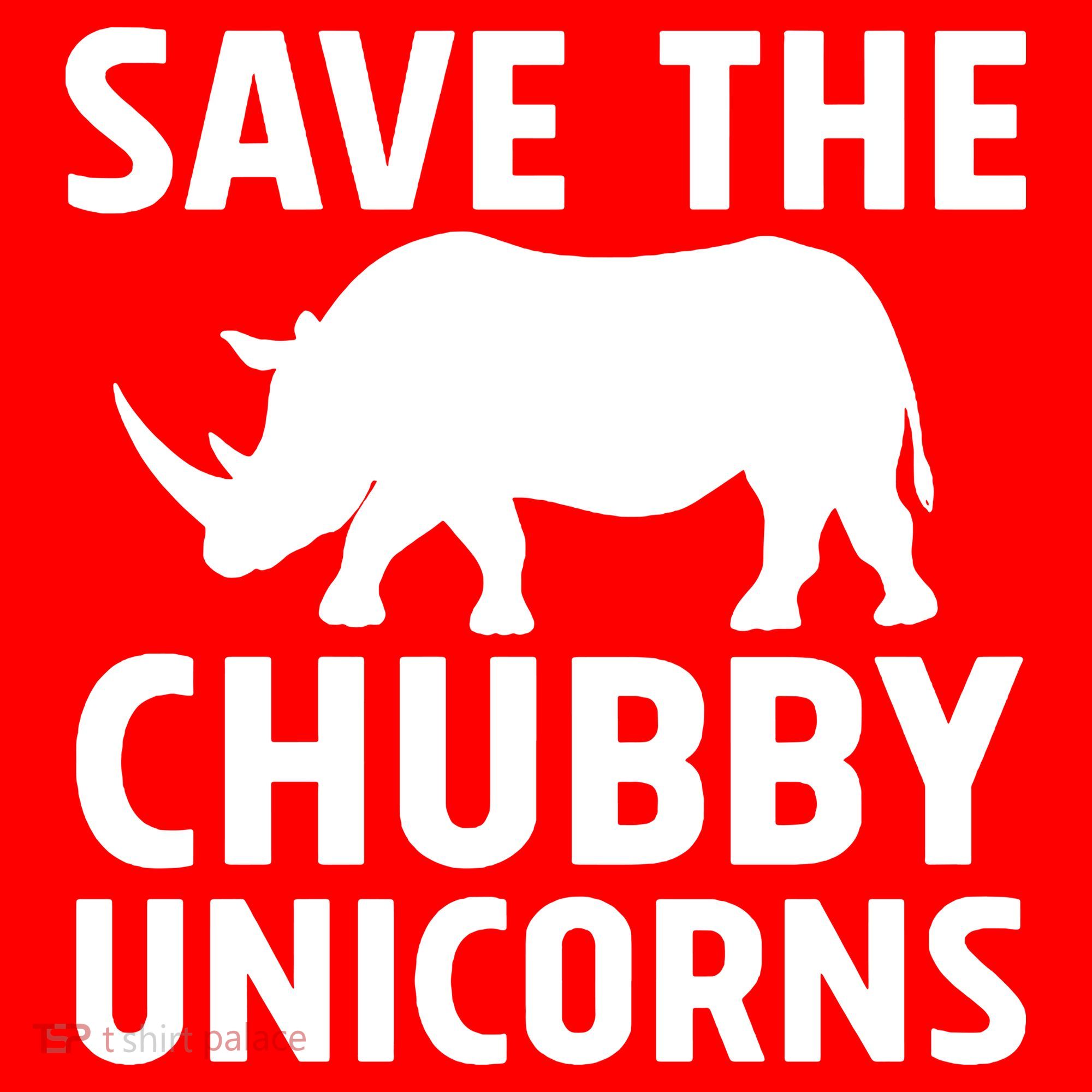 Save The Chubby Unicorns Funny Santa Hat