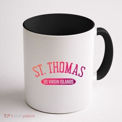 St Thomas Cool Gift Classic Style St Thomas Us Virgin Islands Gift Coffee Mug back