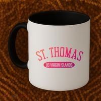 St Thomas Cool Gift Classic Style St Thomas Us Virgin Islands Gift Coffee Mug thumb 2