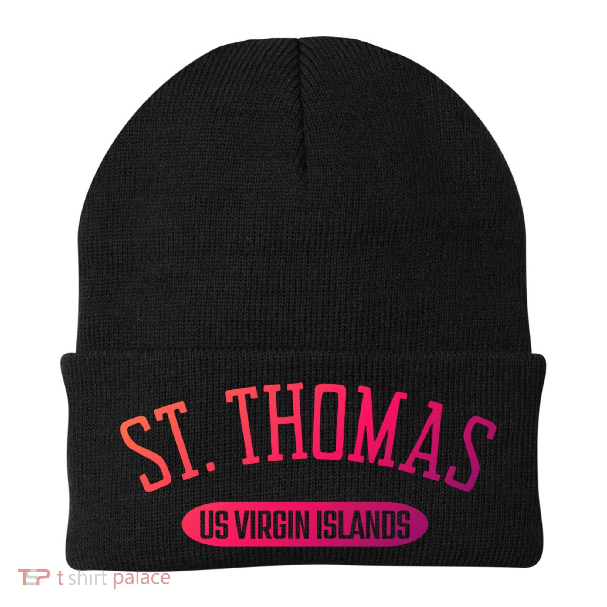 St Thomas Cool Gift Classic Style St Thomas Us Virgin Islands Gift Beanie