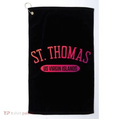 St Thomas Cool Gift Classic Style St Thomas Us Virgin Islands Gift Golf Towel